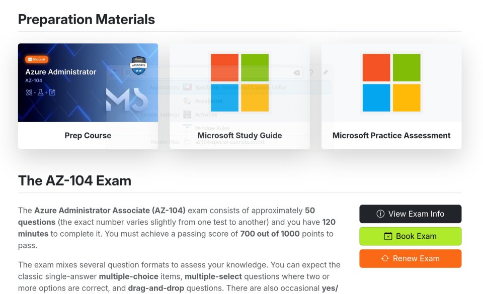 Certification resources