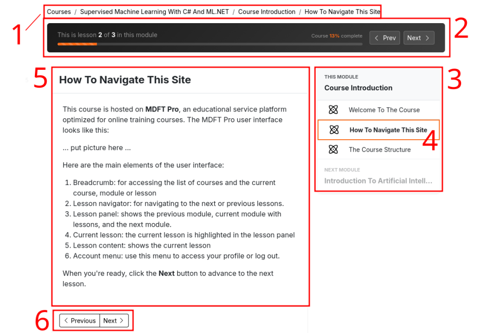 How to navigate the MDFT Pro website